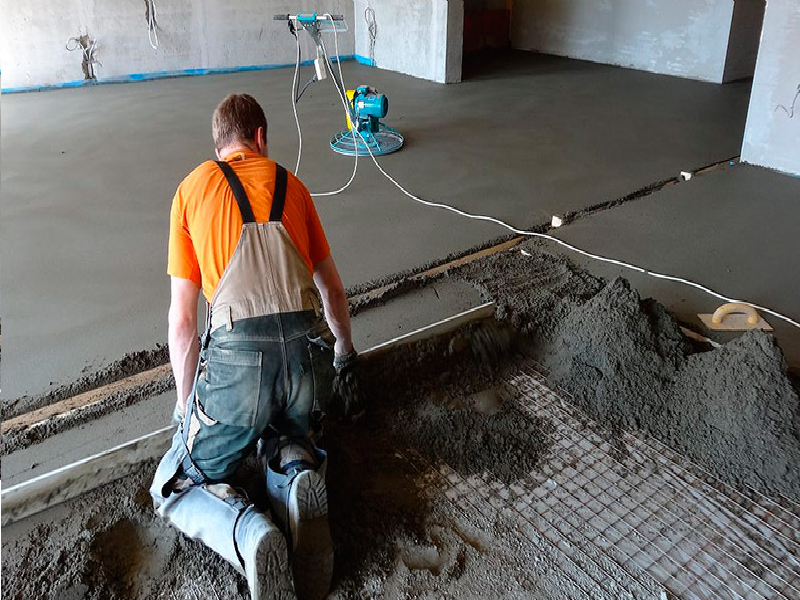 Полусухая стяжка пола в Гродно и Гродненской области